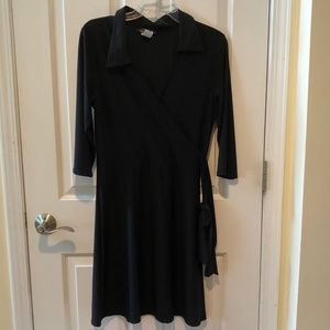 Black Wrap Dress